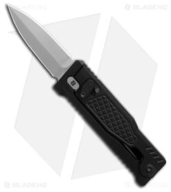 Reate Knives Reate EXO-Mini Dagger Gravity Knife Black Aluminum (2.625" Satin)