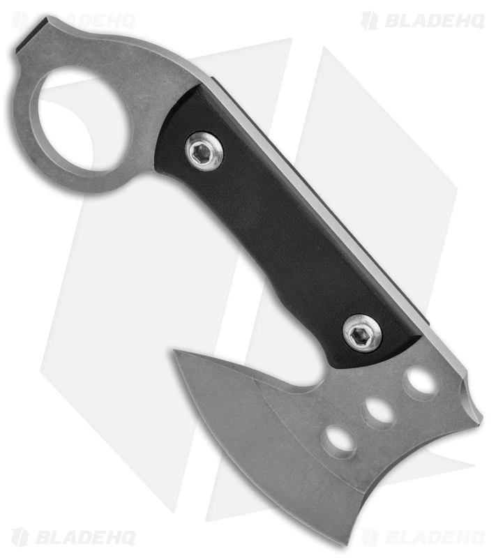 Red Horse Knife Works Karamahawk Mini Tomahawk Black G-10 W/ Kydex Sheath 2 Red Horse Knife Works Karamahawk Mini Tomahawk Black G-10 W/ Kydex Sheath - Image 2