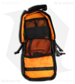 Roaring Fire Tinder Organizer Pouch (Black) -Knife Craft Store Roaring Fire Tinder Organizer Pouch Black BHQ 220988 td side a large