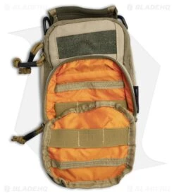 Roaring Fire Tinder Organizer Pouch (FDE) -Knife Craft Store Roaring Fire Tinder Organizer Pouch FDE BHQ 220987 td side large