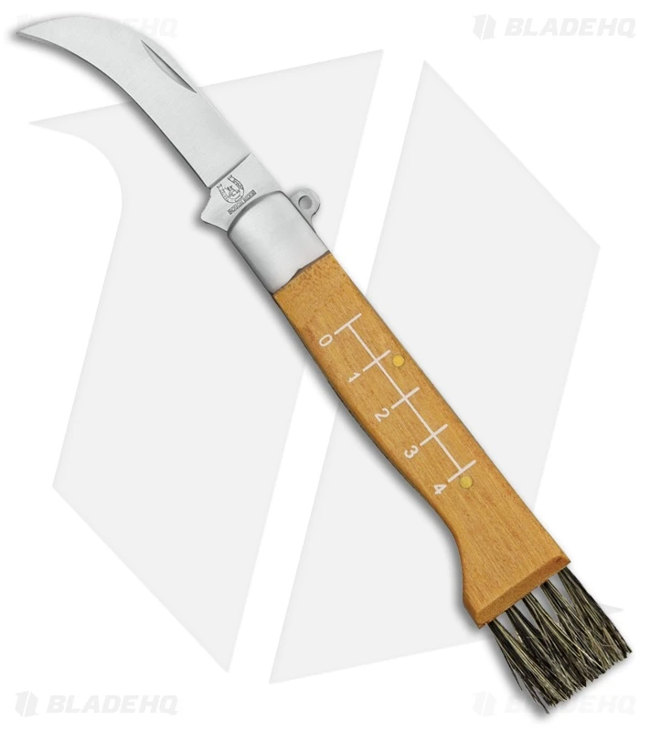 Rough Ryder Mushroom Hunter's Knife Hawkbill Slip Joint Knife Wood (2.6" Satin) 1 Rough Ryder Mushroom Hunter's Knife Hawkbill Slip Joint Knife Wood (2.6" Satin)