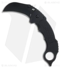 Schrade Boneyard Liner Lock Karambit Knife Black G-10 (2.75" Black)