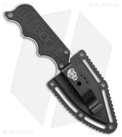 SOG Instinct Fixed Blade Knife Black G-10 (2.3" Satin) NB1012 -Knife Craft Store SOG Instinct Fixed Blade Black G 10 Satin BHQ 28203 jr sheath large