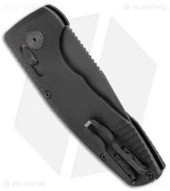 SOG Knives SOG-TAC AU Compact Automatic Knife Black (3" Black) -Knife Craft Store SOG Knives SOG TAC AU Compact Auto Black Black 15 38 07 57 BHQ 119252 jr side large
