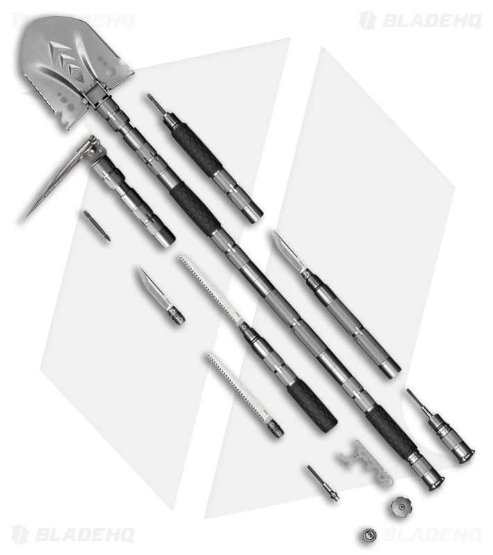 SRM Knives Multi-Purpose Shovel - Silver 1 SRM Knives Multi-Purpose Shovel - Silver