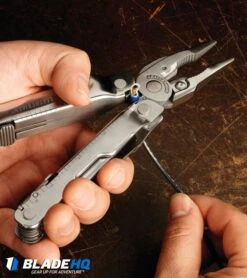 Leatherman Super Tool 300 Black W/ Black Sheath (19-in-1) 831105 -Knife Craft Store ST 300 crimper large