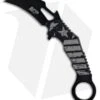 Smith & Wesson M&P Karambit Knife Stars & Stripes Polymer Handle (3" Black)