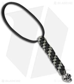 Schmuckatelli Co. Emerson Mind Skull Lanyard W/ Skull Bead (Black/Green)