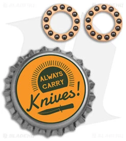 Skiff Bearings 1/4" X 1/16" (13 Ball) -Knife Craft Store Skiff Bearings 1 4inx1 16in 13 Ball BHQ 142750 jr bottlecap large