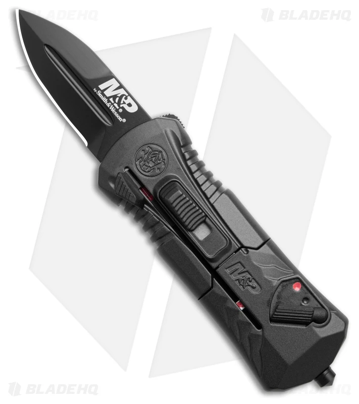 Smith & Wesson M&P OTF Compact CA Legal OTF Knife Gray Aluminum (1.9" Black) 1 Smith & Wesson M&P OTF Compact CA Legal OTF Knife Gray Aluminum (1.9" Black)