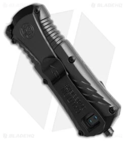 Smith & Wesson M&P OTF Compact CA Legal OTF Knife Gray Aluminum (1.9" Black) 5 Smith & Wesson M&P OTF Compact CA Legal OTF Knife Gray Aluminum (1.9" Black) -Knife Craft Store Smith Wesson MP OTF Compact CA Legal OTF Knife Gray Aluminum 1in Black BHQ 211443 td side large