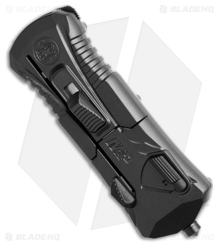 Smith & Wesson M&P OTF Compact CA Legal OTF Knife Gray Aluminum (1.9" Black) 2 Smith & Wesson M&P OTF Compact CA Legal OTF Knife Gray Aluminum (1.9" Black) - Image 2