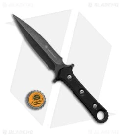 Smith & Wesson SWF606FCP S/E Fixed Blade Boot Knife Black G-10 (4.5" Black SW) -Knife Craft Store Smith Wesson SE Boot Knife Black G 10 Black SW SWF606FCP BHQ 67492 jr bottlecap large