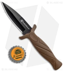 Smith & Wesson Boot Knife Fixed Blade Flat Dark Earth (3" Black) 1100072 -Knife Craft Store Smith and Wesson Boot Knife Flat Dark Earth Black 1100072 BHQ 93657 jr bottlecap large