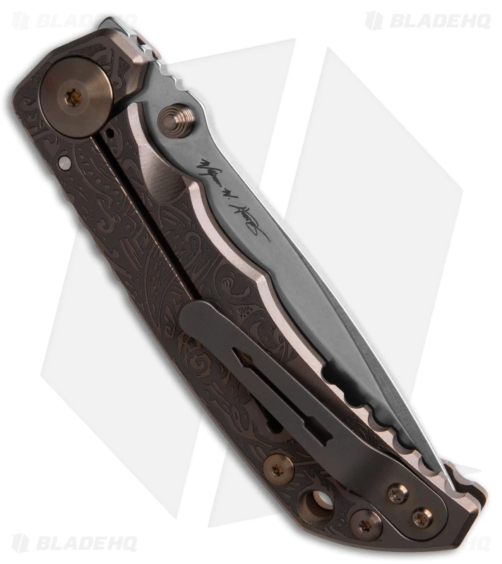 Spartan Blades Harsey Frame Lock Knife Special Edition Relic Copper Ti (3.9" SW) 3 Spartan Blades Harsey Frame Lock Knife Special Edition Relic Copper Ti (3.9" SW) - Image 3