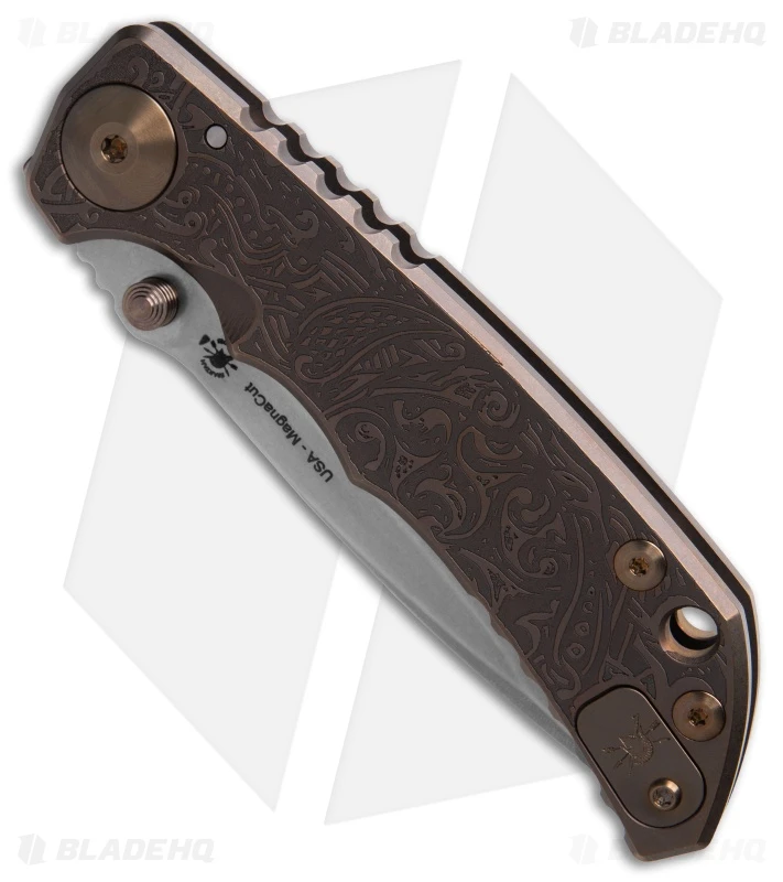 Spartan Blades Harsey Frame Lock Knife Special Edition Relic Copper Ti (3.9" SW) 2 Spartan Blades Harsey Frame Lock Knife Special Edition Relic Copper Ti (3.9" SW) - Image 2