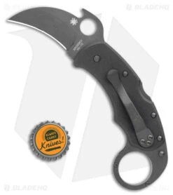 Spyderco Karahawk Folding Knife W/ Emerson Opener (2.36" Black) C170GBBKP 7 Spyderco Karahawk Folding Knife W/ Emerson Opener (2.36" Black) C170GBBKP -Knife Craft Store Spyderco Karahawk Folding Knife w Emerson Opener 2.36in Blk C170GBBKP BHQ 50827 LS Bottlecap large