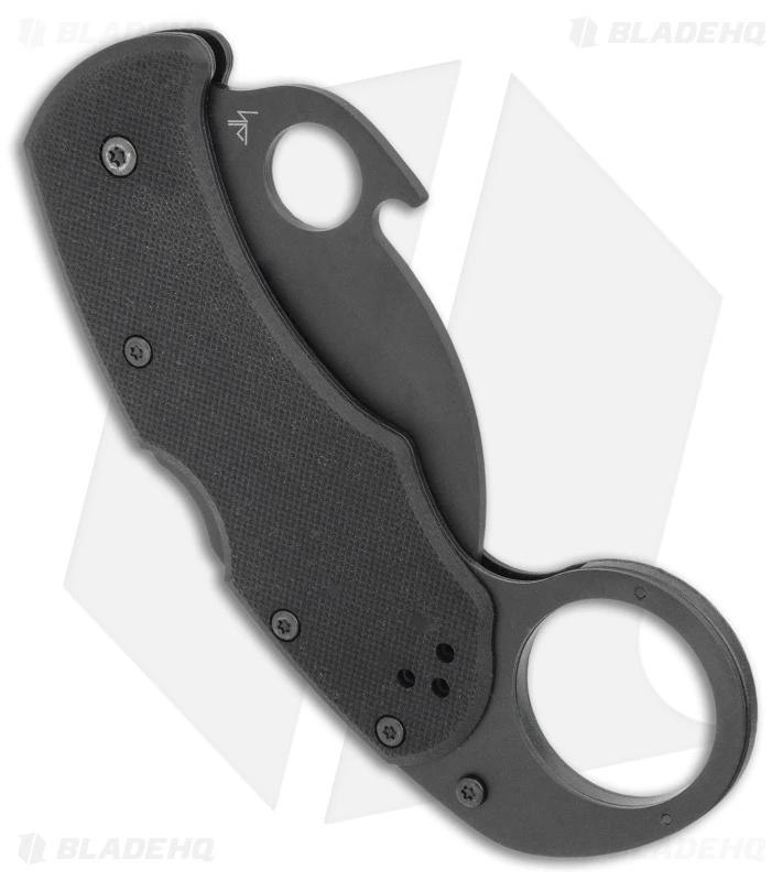 Spyderco Karahawk Folding Knife W/ Emerson Opener (2.36" Black) C170GBBKP 3 Spyderco Karahawk Folding Knife W/ Emerson Opener (2.36" Black) C170GBBKP - Image 3
