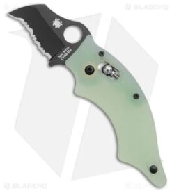 Spyderco M4 Dodo Knife Natural G-10 (2.06" Black Serrated) C80GM4PBKS Exclusive