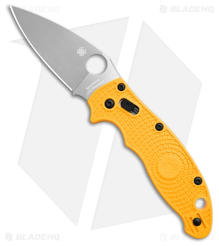 Spyderco Manix 2 MagnaCut Lightweight Salt Knife Yellow Polymer (3.4" Satin) 1 Spyderco Manix 2 MagnaCut Lightweight Salt Knife Yellow Polymer (3.4" Satin)