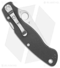 Spyderco Military 2 Compression Lock Knife Black Carbon Fiber (4" Satin S90V) -Knife Craft Store Spyderco Military 2 Compression Lock Knife Black Carbon Fiber Satin S90V BHQ 191548 kr side large