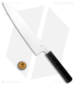 Spyderco Murray Carter Wakiita - Gyuto Chef Knife (10.125" Satin) K19GPBNBK -Knife Craft Store Spyderco Murray Carter Wakiita Gyuto Satin K19GP BHQ 107963 jr bottlecap large