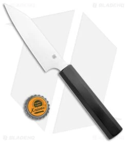 Spyderco Murray Carter Wakiita - Petty Paring Knife (4.625" Satin) K15GP -Knife Craft Store Spyderco Murray Carter Wakiita Petty Paring Knife Satin K15GP BHQ 107959 jr bottlecap large