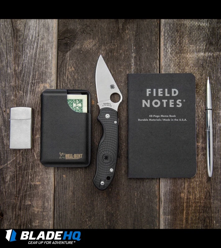 Spyderco Para 3 Lightweight Compression Lock Knife Black FRN (3" Satin) 5 Spyderco Para 3 Lightweight Compression Lock Knife Black FRN (3" Satin) - Image 5