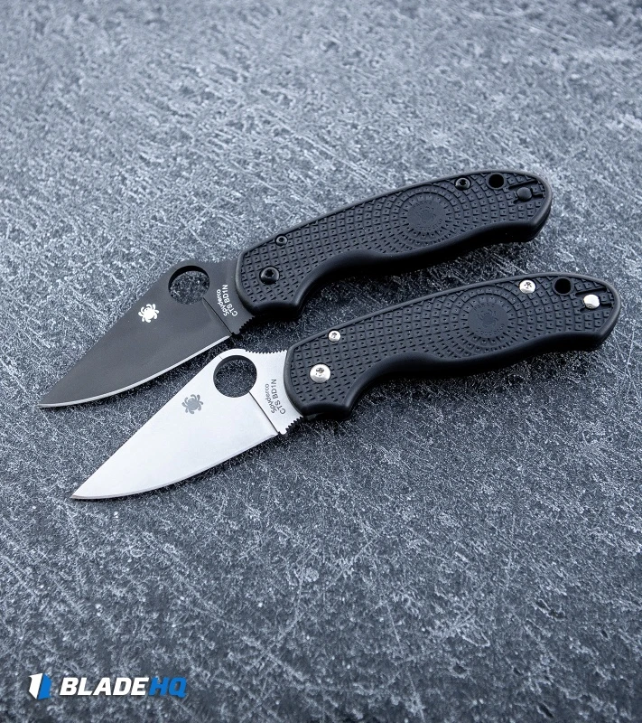 Spyderco Para 3 Lightweight Compression Lock Knife Black FRN (3" Satin) 7 Spyderco Para 3 Lightweight Compression Lock Knife Black FRN (3" Satin) - Image 7