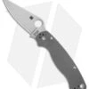 Spyderco Paramilitary 2 Knife Dark Gray G-10 (3.4" Stonewash Maxamet) C81GPDGY2