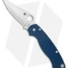 Spyderco Paramilitary 2 Compression Lock Knife Cobalt Blue G-10 (3.45" Satin)