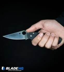 Spyderco Paramilitary 2 Knife Dark Gray G-10 (3.4" Stonewash Maxamet) C81GPDGY2 -Knife Craft Store Spyderco Paramilitary 2 Knife G 10 Satin S30V C81GP2 BHQ 7920 kp in hand web large