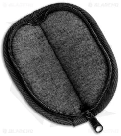 Spyderco Small Knife Zippered Pouch Travel Case C18NC -Knife Craft Store Spyderco Small Knife Zippered Pouch Travel Case BHQ 115757 jr open large