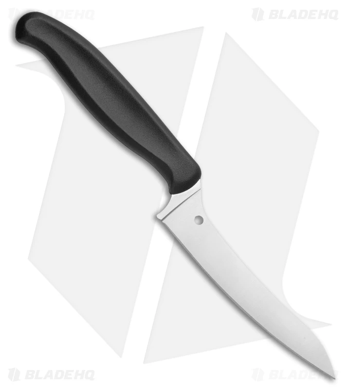 Spyderco Z-Cut Lightweight Black Pointed (4.5" Satin) K14PBK 2 Spyderco Z-Cut Lightweight Black Pointed (4.5" Satin) K14PBK - Image 2