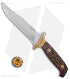 Svord Bowie Fixed Blade Knife Wenge Wood (6.375" Satin) 280BW -Knife Craft Store Svord Bowie Wenge Wood SV280BW BHQ 62867 jr bottlecap large