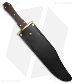 Svord Limited Edition Coffin Handle Fixed Blade Bowie Knife (9.5" Satin) 5 Svord Limited Edition Coffin Handle Fixed Blade Bowie Knife (9.5" Satin) -Knife Craft Store Svord Coffin Handle Bowie Limited Edition Fixed Blade Leather Sheath BHQ 206050 td side large