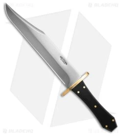 Svord Coffin Handle Fixed Blade Bowie Knife Black Lucite (9.5" Satin)