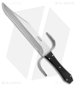 Svord Coffin Handle S-Guard Fixed Blade Bowie Knife Black Lucite (9.5" Satin)