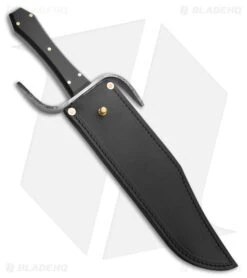 Svord Coffin Handle S-Guard Fixed Blade Bowie Knife Black Lucite (9.5" Satin) -Knife Craft Store Svord Coffin Handle S Guard Fixed Blade Bowie Knife Black Lucite Satin BHQ 211349 kr side large