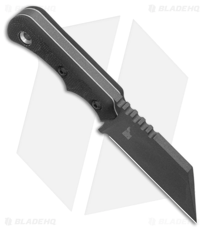 TOPS Knives Ivie Fixed Blade Neck Knife Black Canvas Micarta (2.5" Cerakote) 2 TOPS Knives Ivie Fixed Blade Neck Knife Black Canvas Micarta (2.5" Cerakote) - Image 2