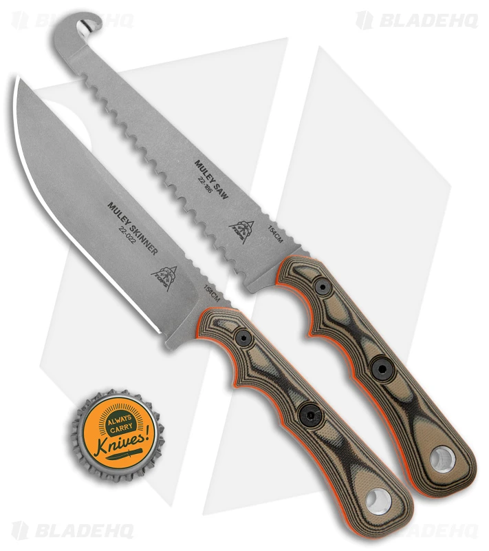 TOPS Knives Muley Combo W/ Kydex Sheaths (Skinner & Saw) MCMB-02 8 TOPS Knives Muley Combo W/ Kydex Sheaths (Skinner & Saw) MCMB-02 - Image 8