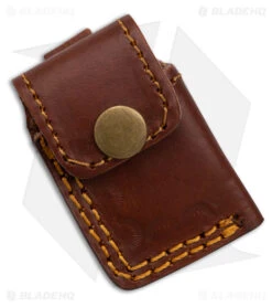 Tallen Damascus Double Knuckle Two-Hole Duster W/Leather Sheath -Knife Craft Store Tallen Damascus Double Knuckle Two Hole Duster BHQ 18907 td sheath large