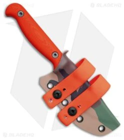 The Wizard Forge Marshall Fixed Blade Knife Orange G-10 (3.5" Blk SW) -Knife Craft Store The Wizard Forge Marshall Fixed Blade Knife Orange G 10 3in Black SW BHQ 219151 td side large