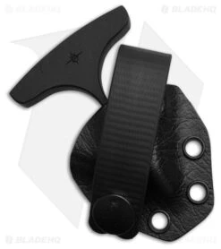 Toor Knives Thor's Hammer Fixed Blade Knife Black Steel (1" Carbon Black) -Knife Craft Store Toor Knives Thors Hammer Carbon BHQ 197868 td side large