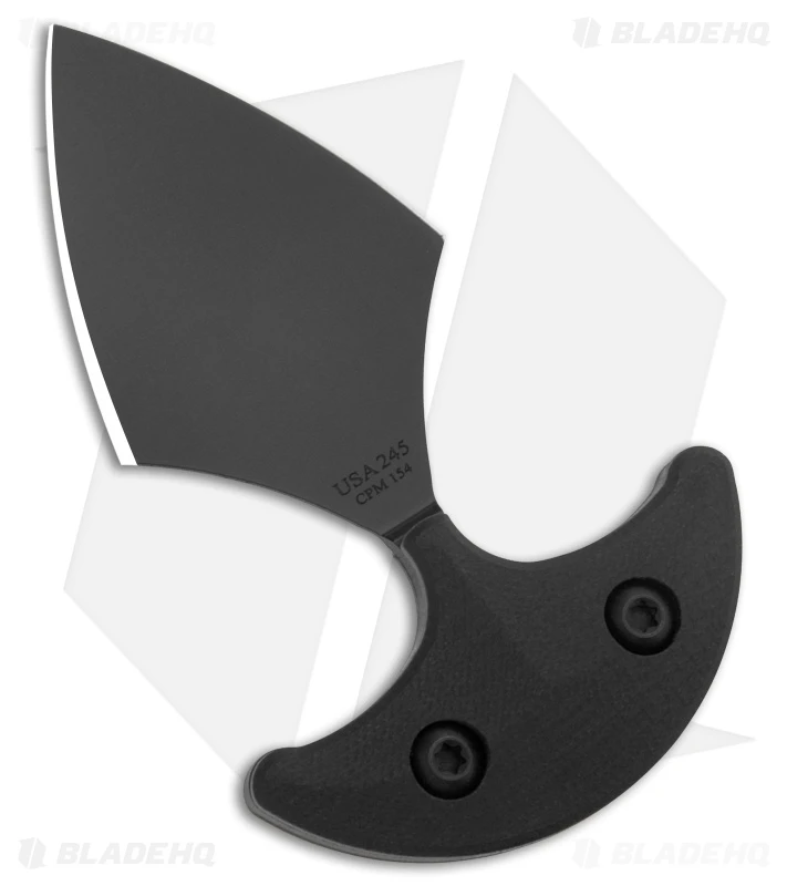 Toor Knives Vasive Fixed Blade Push Dagger Knife Bomber Black G-10 (2" Black) 1 Toor Knives Vasive Fixed Blade Push Dagger Knife Bomber Black G-10 (2" Black)