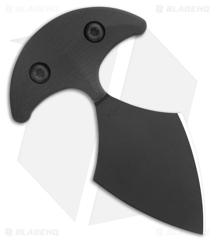 Toor Knives Vasive Fixed Blade Push Dagger Knife Bomber Black G-10 (2" Black) 2 Toor Knives Vasive Fixed Blade Push Dagger Knife Bomber Black G-10 (2" Black) - Image 2
