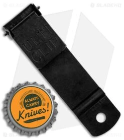 ULTI-CLIPOriginal Attachment Clip - Black -Knife Craft Store ULTICLIP Original Attachment Clip Black BHQ 95625 jr bottlecap large