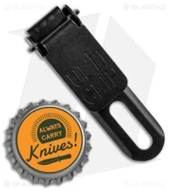 ULTI-CLIP Slim 2.2 Attachment Clip - Black -Knife Craft Store ULTICLIP Slim 2.2 Attachment Cilp Black BHQ 95621 jr bottlecap large