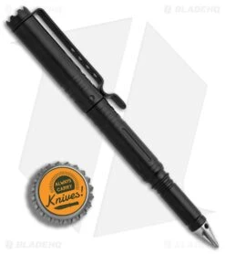 UZI Tactical Pen W/ Crown Bezel Glass Breaker - Black TACPEN20 -Knife Craft Store UZI Tactical Pen Crown Bezel Glassbreaker Black TACPEN20 BHQ 77588 er bottlecap large