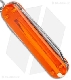Victorinox Classic SD Fire Opal Polymer (2.25" Stainless Steel) 6 Victorinox Classic SD Fire Opal Polymer (2.25" Stainless Steel) -Knife Craft Store Victorinox Classic SD Fire Opal Satin BHQ 133854 jr side large